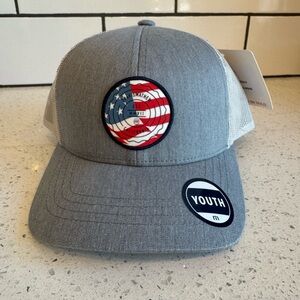 Travis Mathew Gray and White Hat